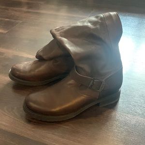 Frye Brown Leather Riding Boots